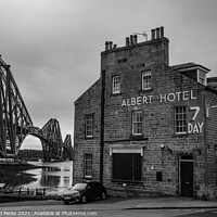 Buy canvas prints of North Queensferry abandoned Hotel by Richard Perks