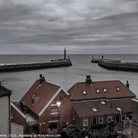 Buy canvas prints of Looking out to sea at Whitby by Richard Perks