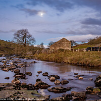 Buy canvas prints of Moonlit Yorkshire Dales by Richard Perks