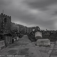 Buy canvas prints of Church of St Mary`s Whitby by Richard Perks