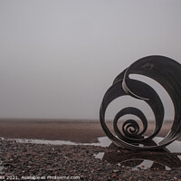 Buy canvas prints of Enchanting Marys Shell in the Fog by Richard Perks