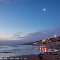 Buy canvas prints of Twilight on Filey Beach by Richard Perks