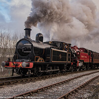 Buy canvas prints of The Keighley worth valley Mince Pie special by Richard Perks