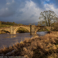 Buy canvas prints of Winter days on the river Wharfe  by Richard Perks
