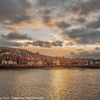 Buy canvas prints of Across the Harbour - Whitby by Richard Perks