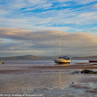 Buy canvas prints of Morecambe bay and the Lake District  by Richard Perks