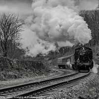 Buy canvas prints of Rossendale Valley steam by Richard Perks