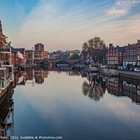 Buy canvas prints of Early morning reflections on the Ouse by Richard Perks