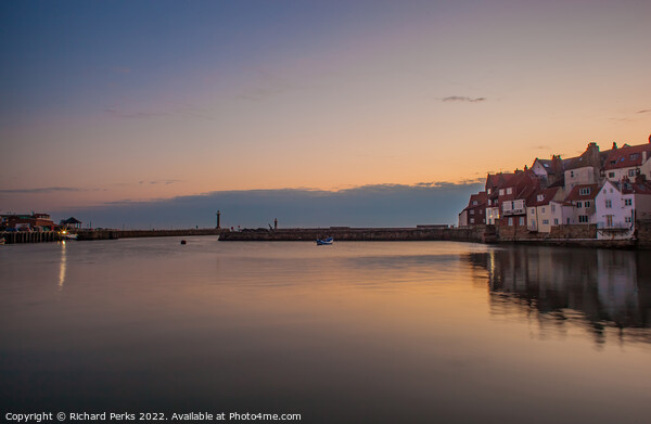 All calm at Whitby Picture Board by Richard Perks