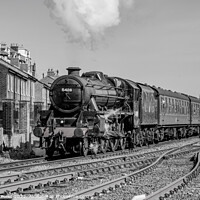 Buy canvas prints of 5428 "Eric Treacy" sets off for Pickering  by Richard Perks