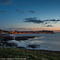 Buy canvas prints of Scarborough South Bay daybreak by Richard Perks