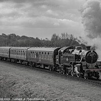 Buy canvas prints of Heritage steam on the East Lancashire Railway by Richard Perks