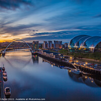 Buy canvas prints of Quayside at Daybreak by Richard Perks