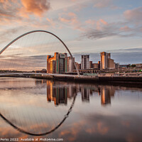 Buy canvas prints of River Tyne Reflections by Richard Perks