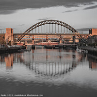Buy canvas prints of Tyne bridges  by Richard Perks