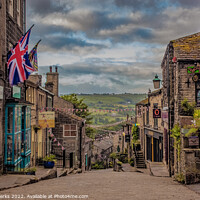 Buy canvas prints of Queen`s Platinum Jubilee celebration at Haworth by Richard Perks