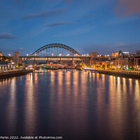 Buy canvas prints of Newcastle upon Tyne  at Daybreak by Richard Perks