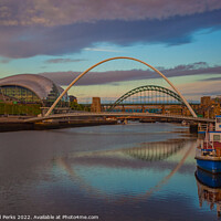 Buy canvas prints of Boats on the Tyne by Richard Perks