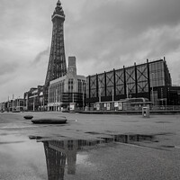 Buy canvas prints of Blackpool Tower Reflections by Richard Perks