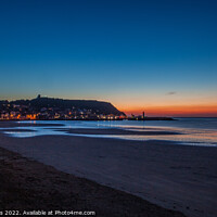 Buy canvas prints of Scarborough South bay colours by Richard Perks