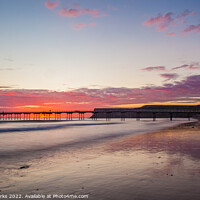 Buy canvas prints of Reflections of Saltburn Pier by Richard Perks