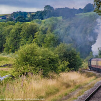 Buy canvas prints of Steam through the Valley by Richard Perks