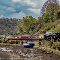 Buy canvas prints of Steaming in the Esk Valley by Richard Perks