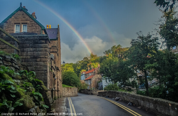 Yorkshire Rainbows Picture Board by Richard Perks