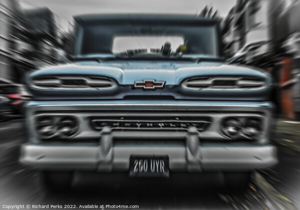 1960`s Chevrolet Apache Truck Picture Board by Richard Perks
