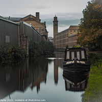 Buy canvas prints of Autumn Days - Saltaire by Richard Perks