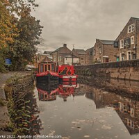 Buy canvas prints of Autumn morning on the Skipton branch by Richard Perks