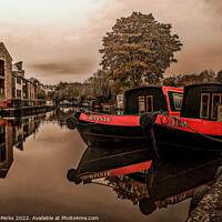 Buy canvas prints of Rosie and Jim in Reflection by Richard Perks
