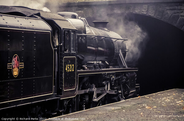 Stanier Black 5 simmers at Ingrow, ready for the o Picture Board by Richard Perks