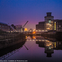 Buy canvas prints of Misty Reflections Royal Armouries - Leeds by Richard Perks