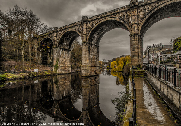 Rainy Days in Knaresborough Picture Board by Richard Perks