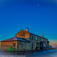 Buy canvas prints of Royalty pub and the moon   - Otley Chevin by Richard Perks