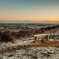 Buy canvas prints of Frosty views over Wharfedale by Richard Perks