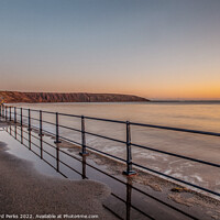 Buy canvas prints of Filey Brigg Sunrise Reflection by Richard Perks