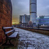 Buy canvas prints of Bridgewater Place - Leeds city Winter morning by Richard Perks