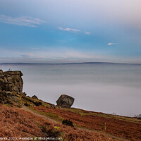 Buy canvas prints of Misty morning on Ilkley Moor by Richard Perks