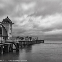 Buy canvas prints of Brooding Skies Over Penarth Pier by Richard Perks