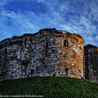 Buy canvas prints of Clifford Tower - York by Richard Perks