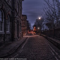 Buy canvas prints of Saltaire Twilight Ambience by Richard Perks