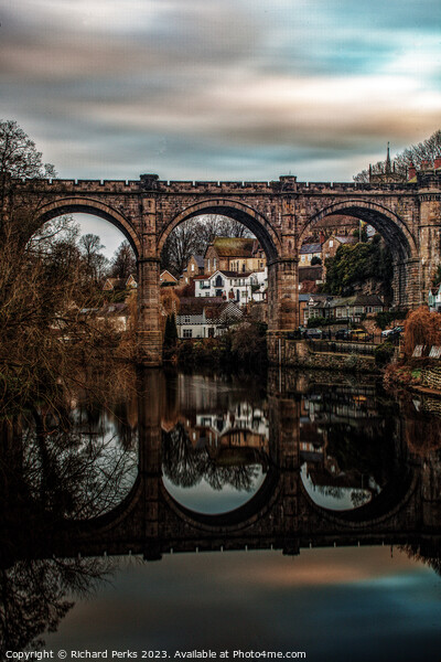 Early Morning in Knaresborough Picture Board by Richard Perks