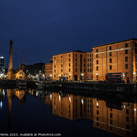 Buy canvas prints of Albert Dock and Pump House Liverpool by Richard Perks