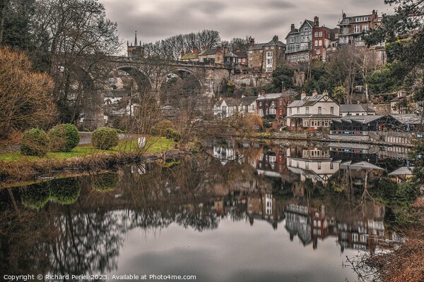 Tranquil Reflections of Knaresborough Picture Board by Richard Perks