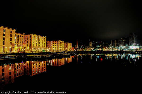Albert Dock Reflections - Liverpool Waterfront Picture Board by Richard Perks