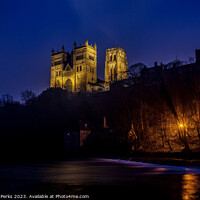 Buy canvas prints of Durham Cathedral Twilight by Richard Perks