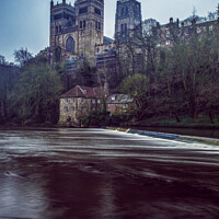 Buy canvas prints of Durham Cathedral and the Riverside by Richard Perks