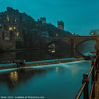 Buy canvas prints of Riverside reflections - Durham by Richard Perks